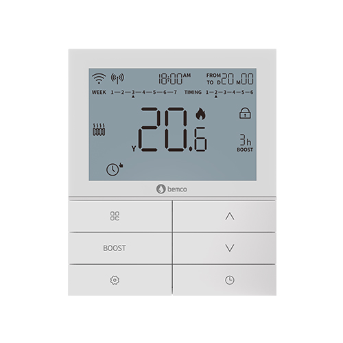 Thermostat filaire blanc