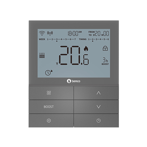 Thermostat filaire gris